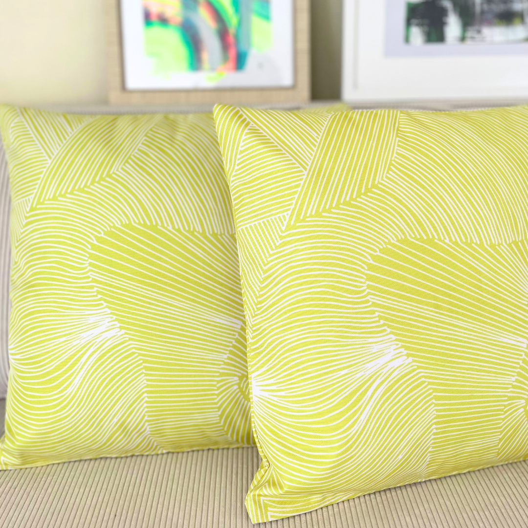 Coussin Ray Jaune