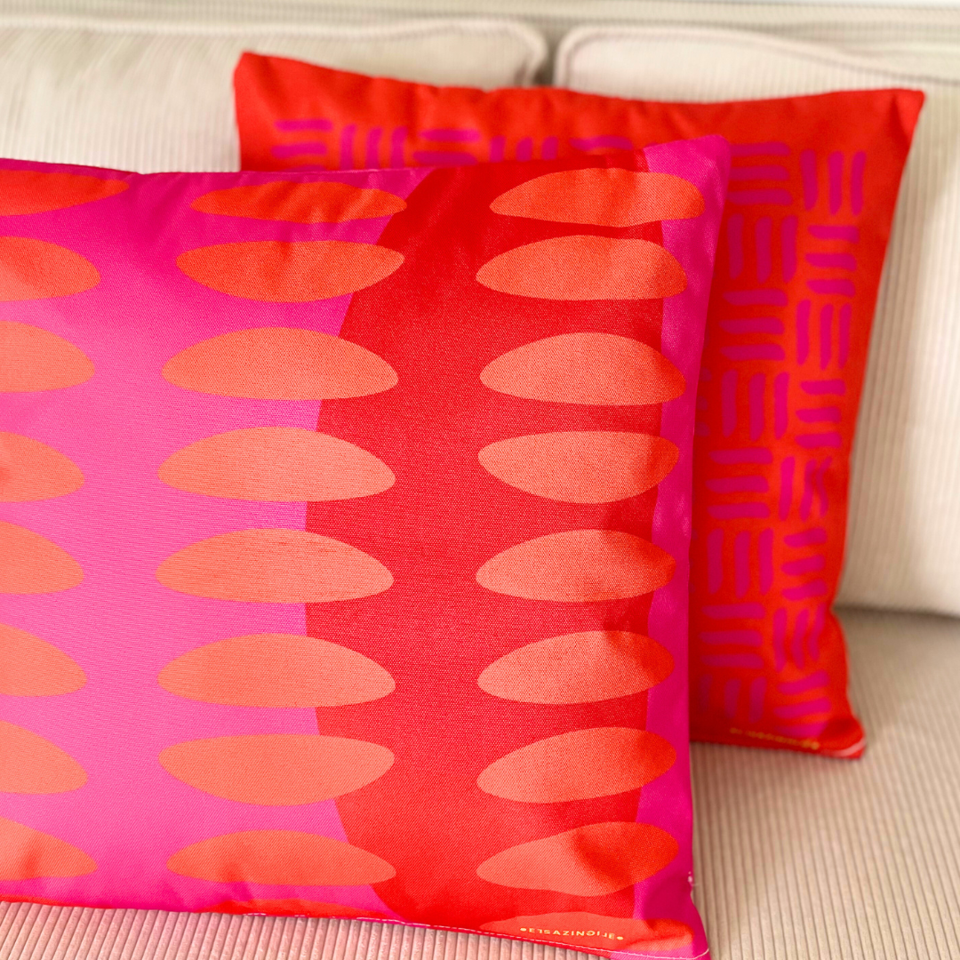 Coussin Caribbean Pop Orange