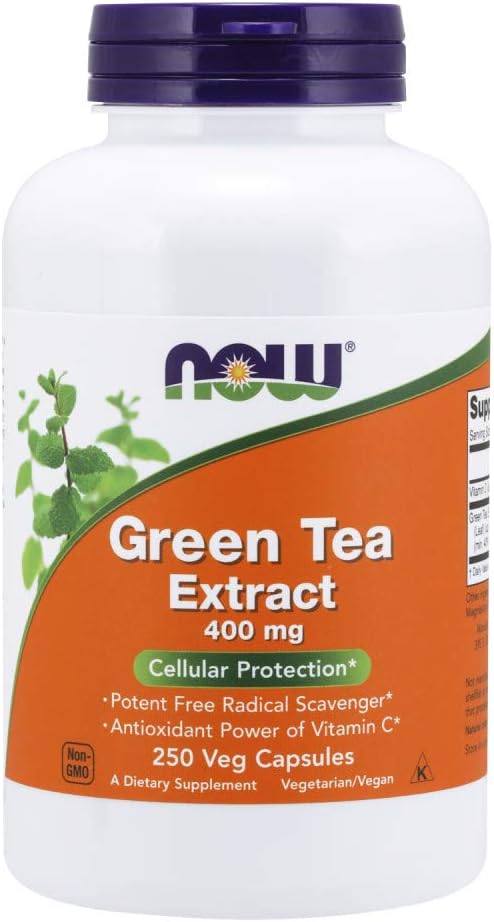 NOW green Tea Caps - small energy boost