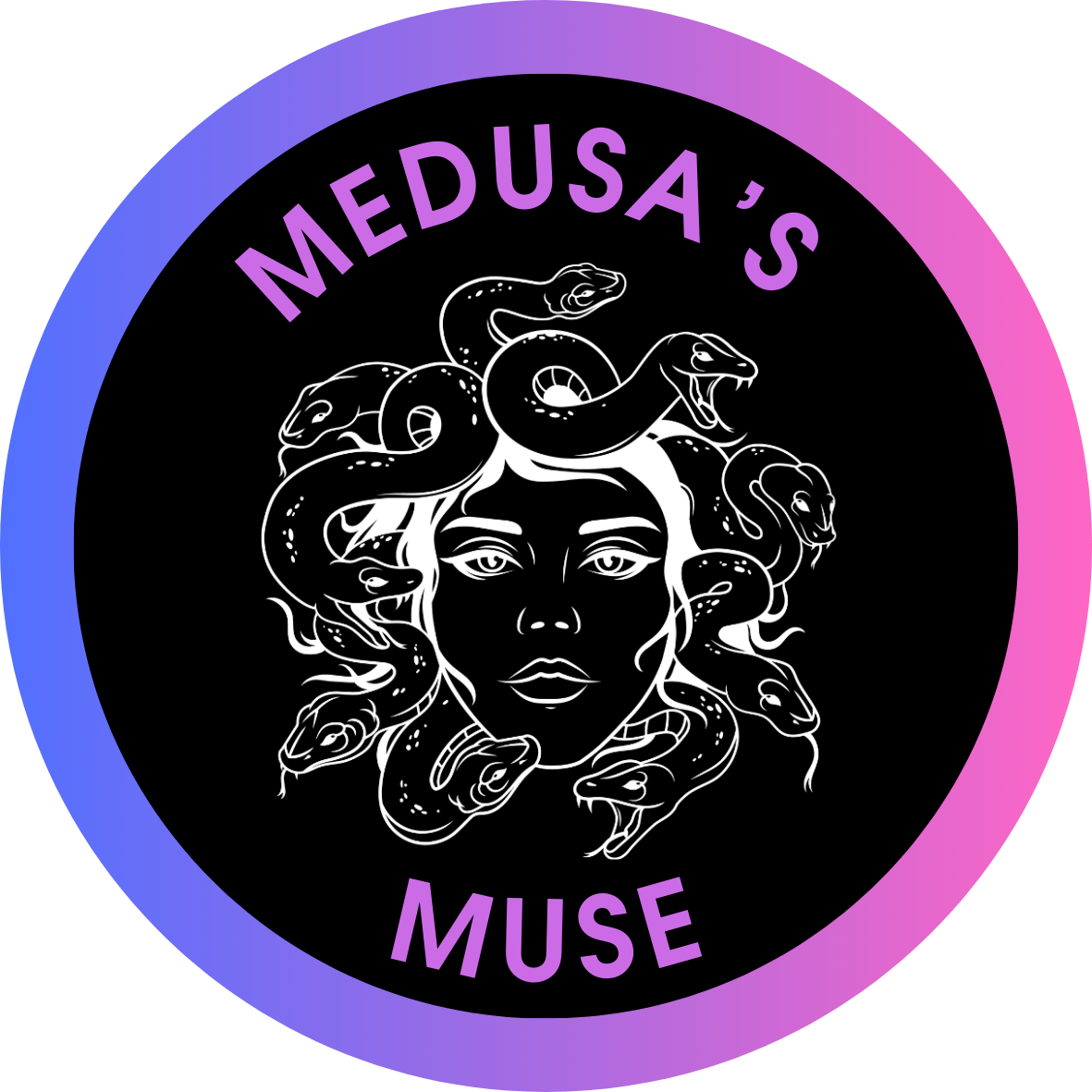 Medusa's Muse Band Sticker