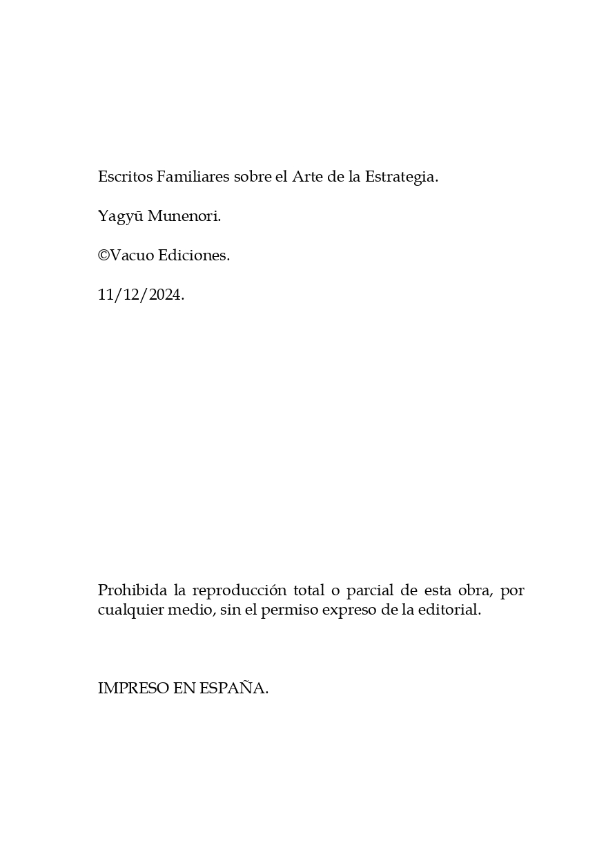 ESCRITOS FAMILIARES SOBRE EL ARTE DE LA ESTRATEGIA