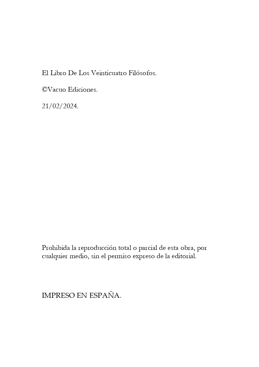 EL LIBRO DE LOS VEINTICUATRO FILÓSOFOS