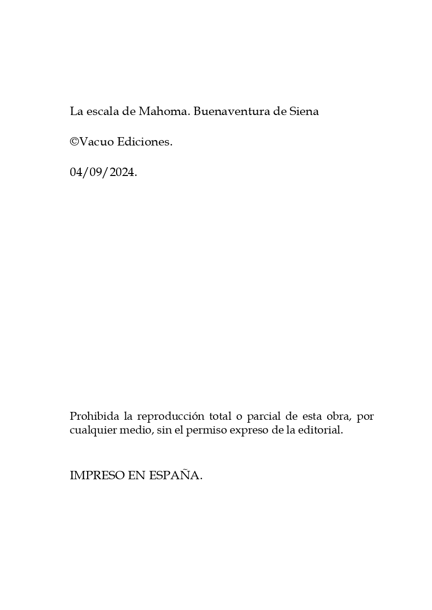LA ESCALA DE MAHOMA