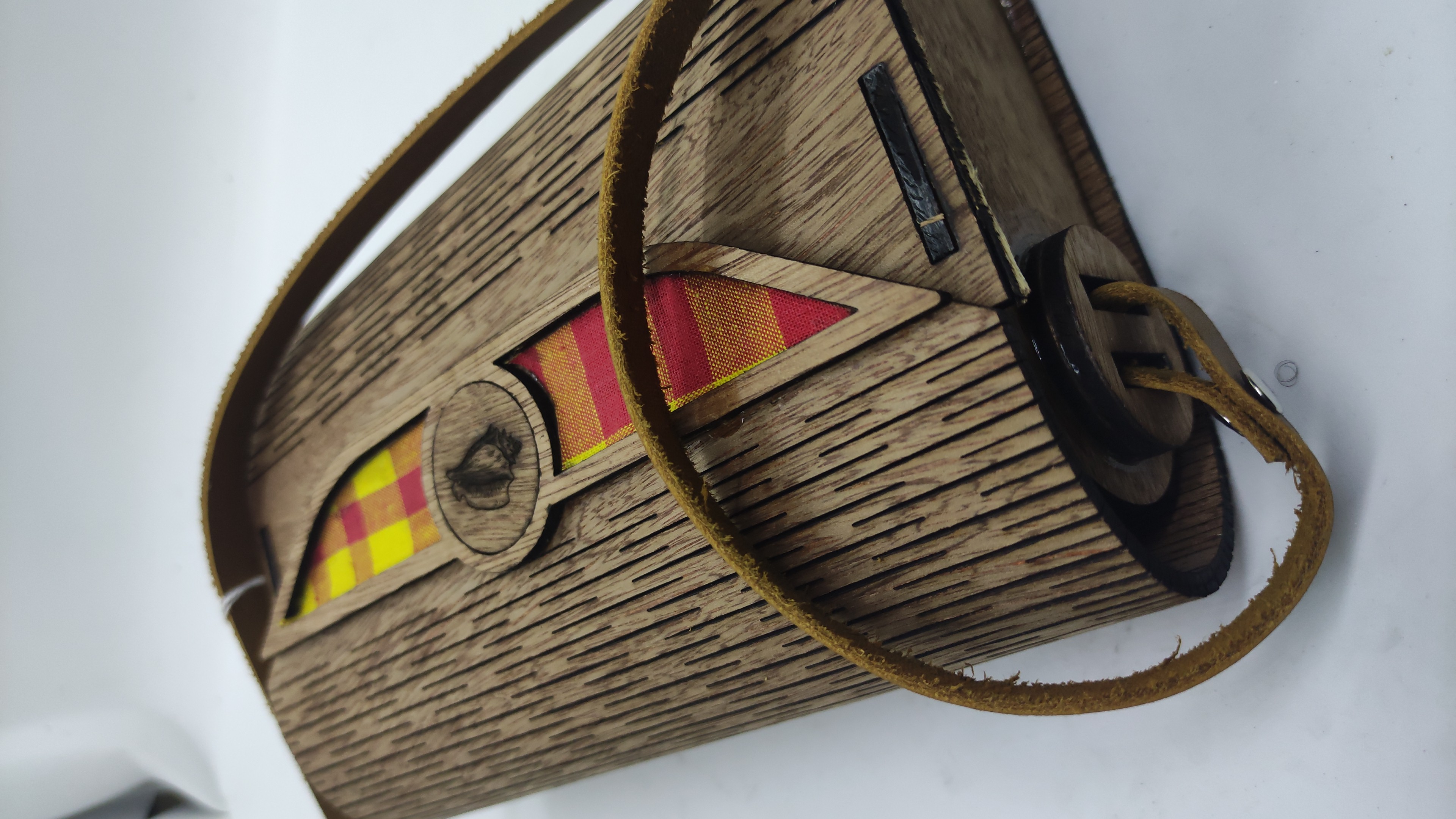 Wooden madras Bag 