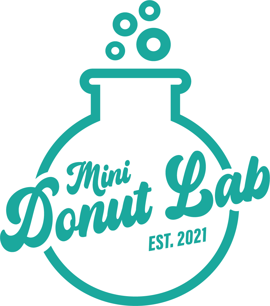 Mini Donut Lab Retro Logo