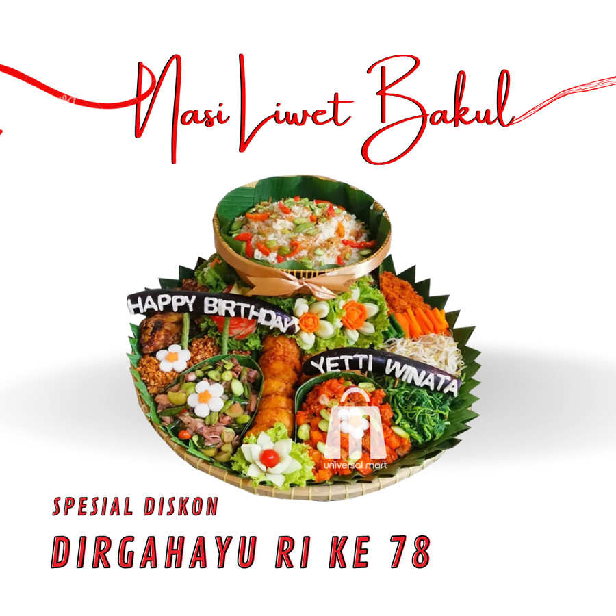 Nasi Liwet Bakul Khas Sunda Menu Lengkap Paket Hemat 5 Orang