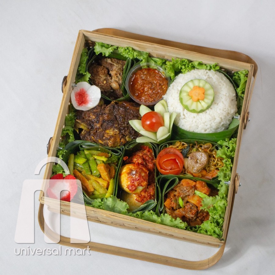 Hampers Nasi Komplit Tiga Porsi Higienis