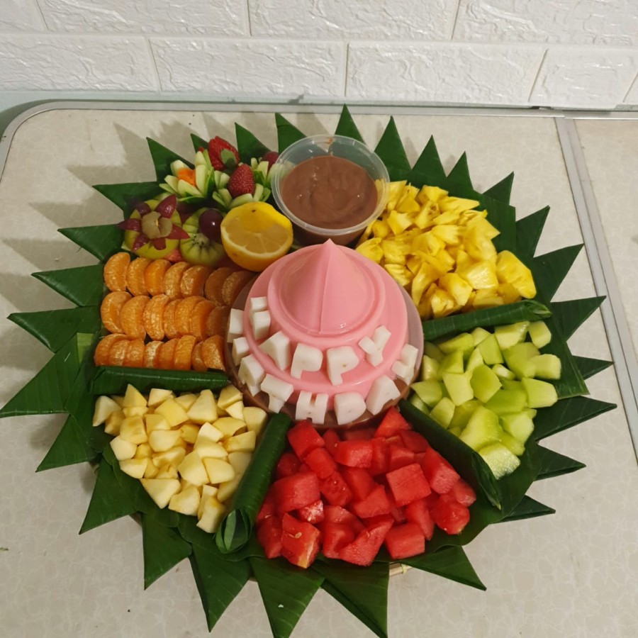 Tumpeng Puding Buah Segar Porsi bervariasi