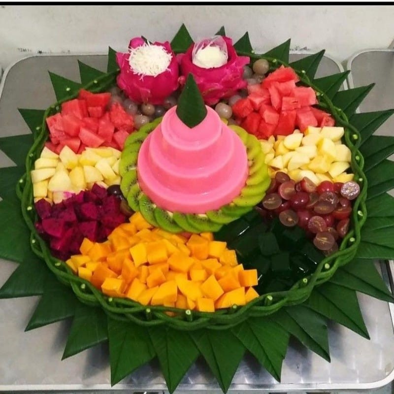 Tumpeng Puding Buah Segar Porsi bervariasi