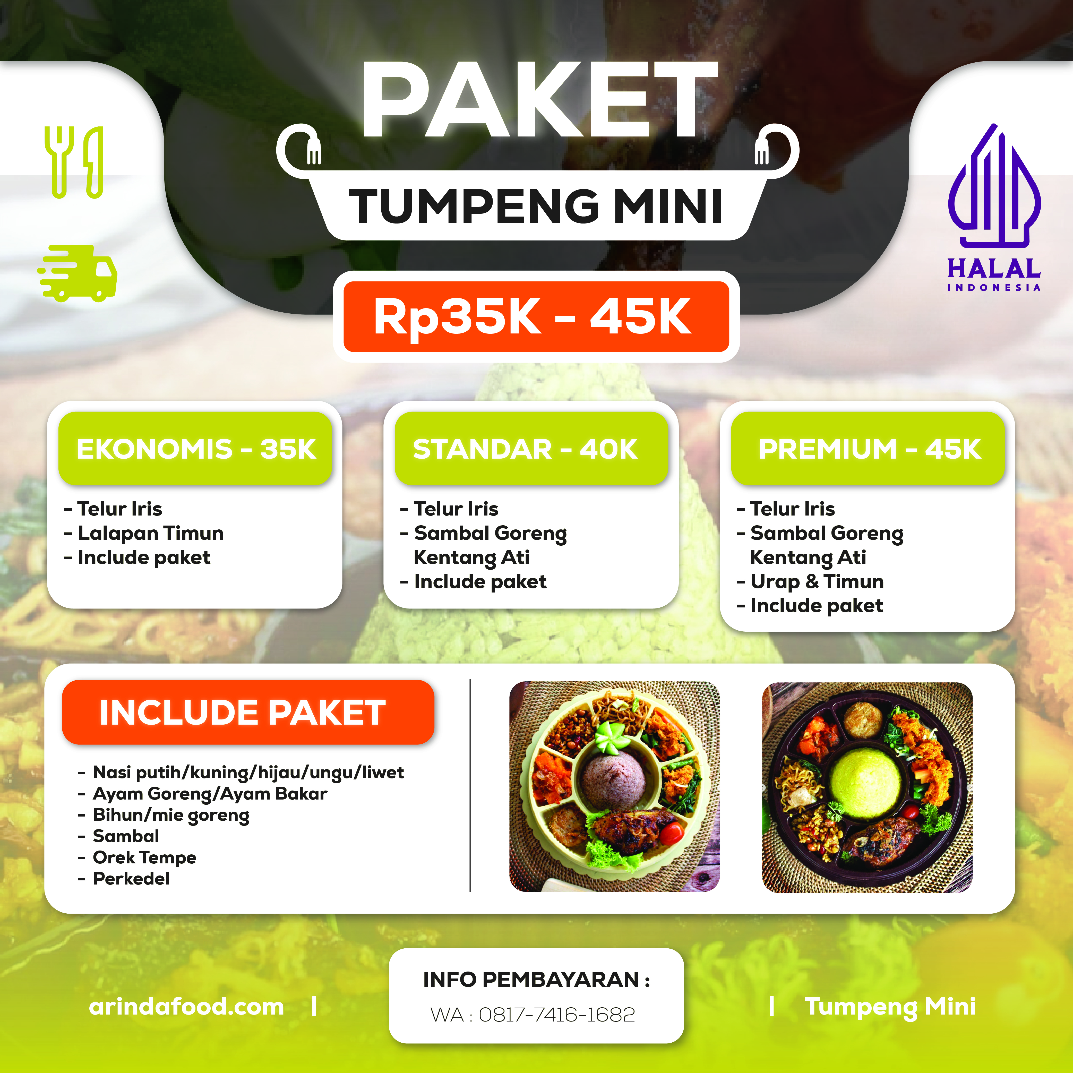 TUMPENG MINI - PAKET BERVARIASI