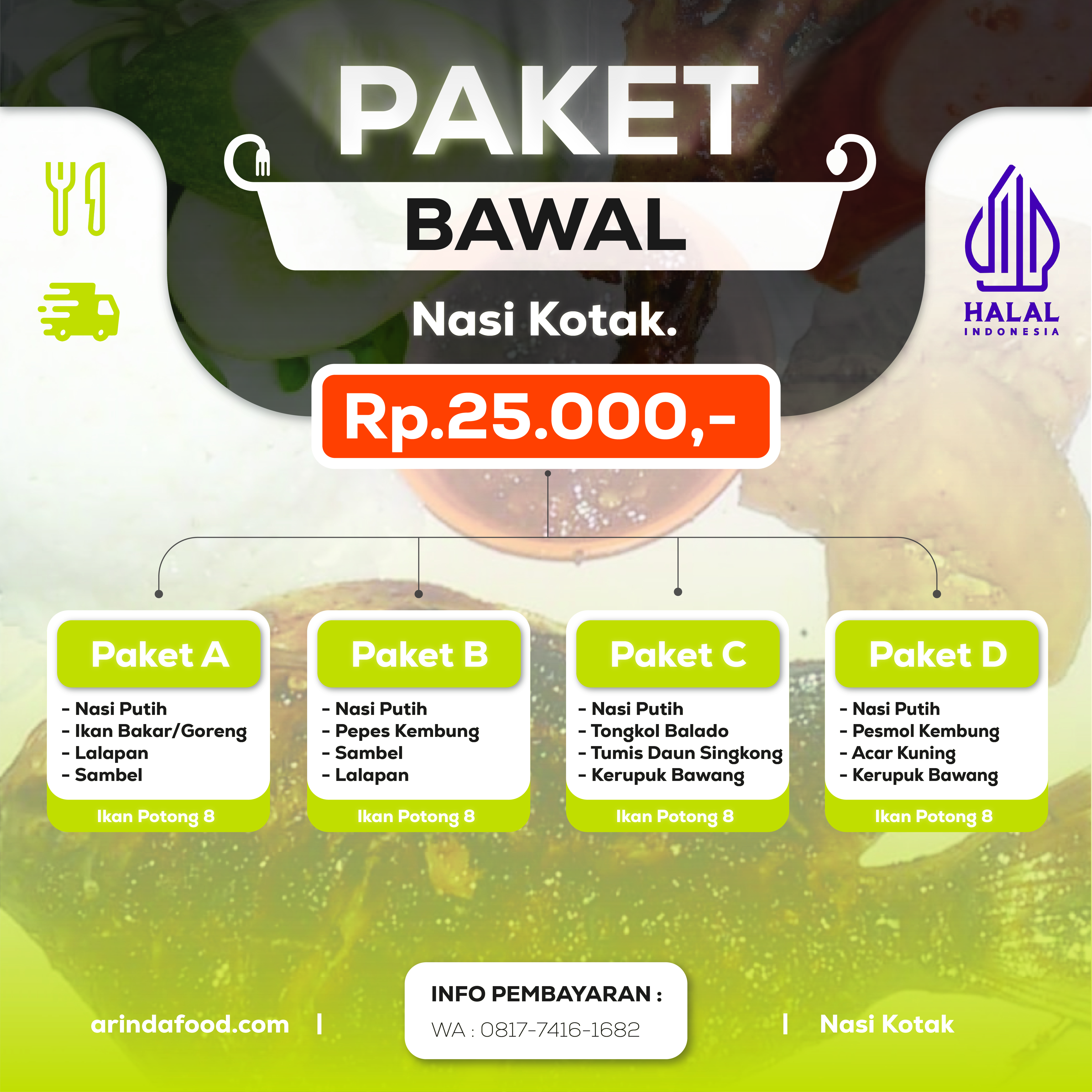 PAKET BAWAL - Serba 25 Ribu!