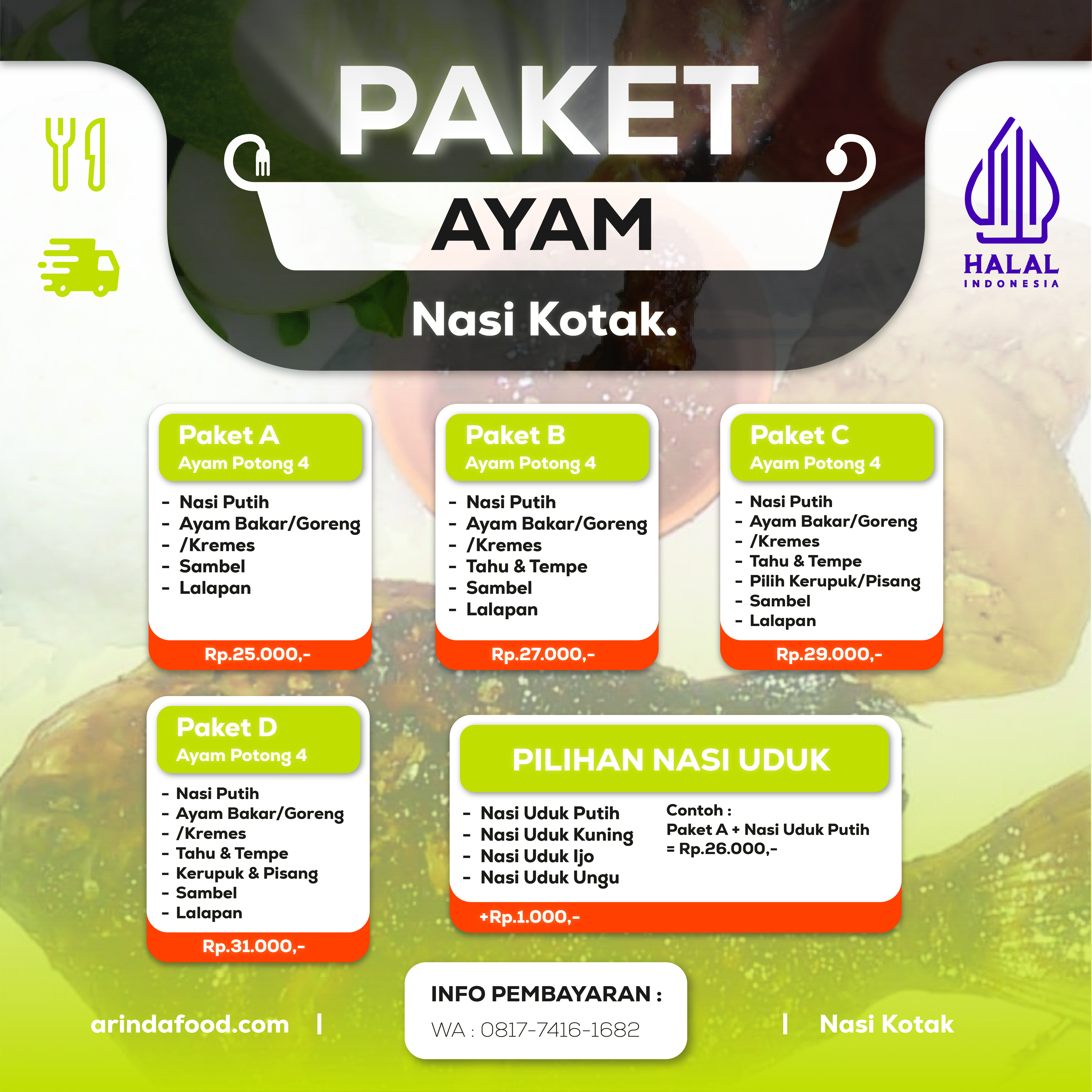 PAKET AYAM - SERBA 25 RIBU!