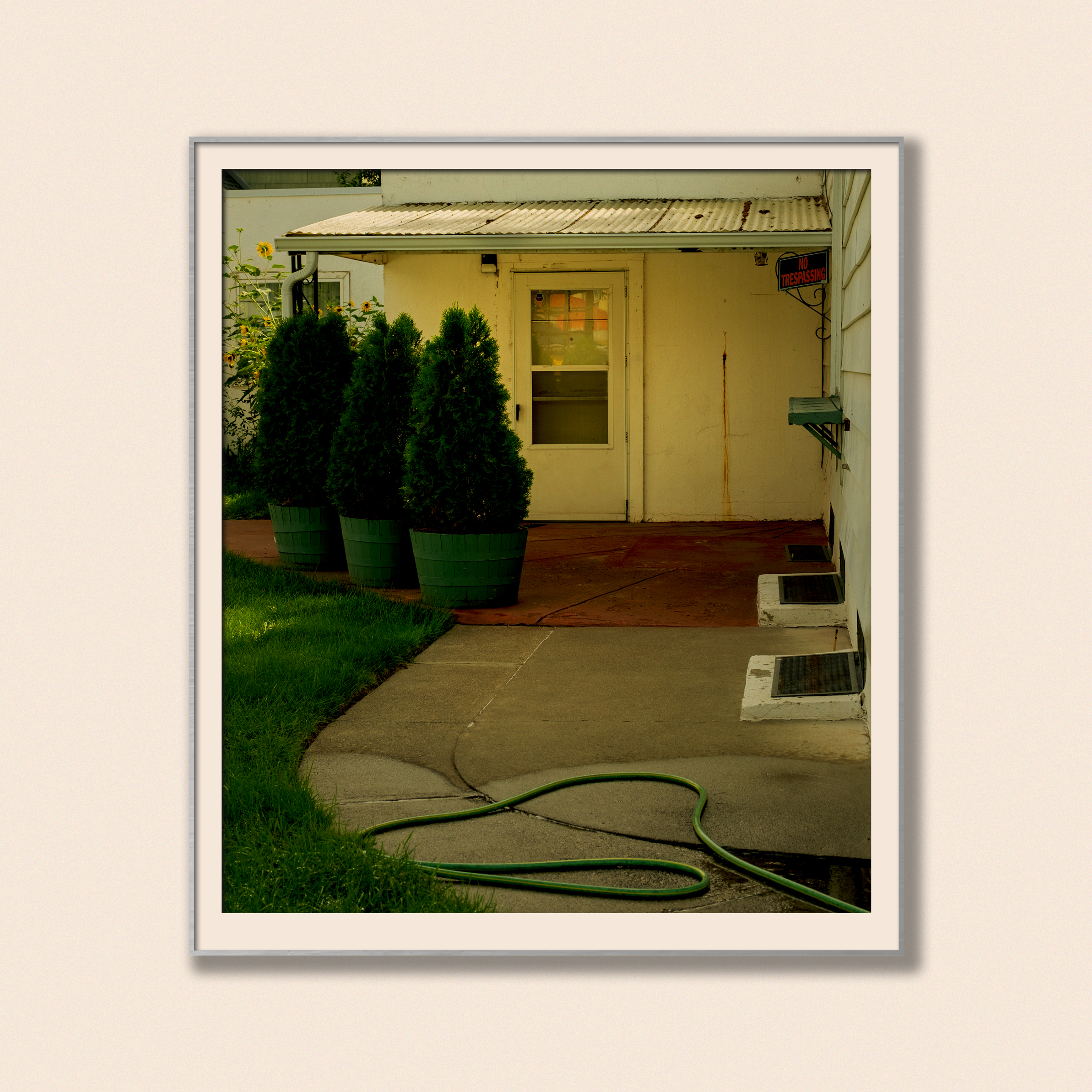 Where the Pavement Softens — Framed Work, 1/1