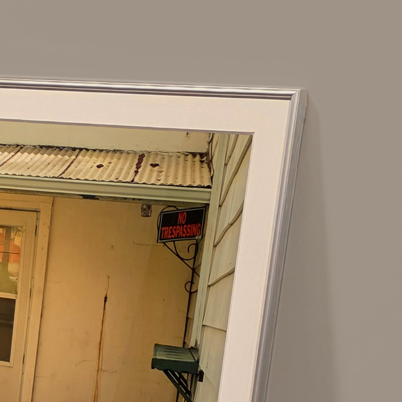 Where the Pavement Softens — Framed Work, 1/1