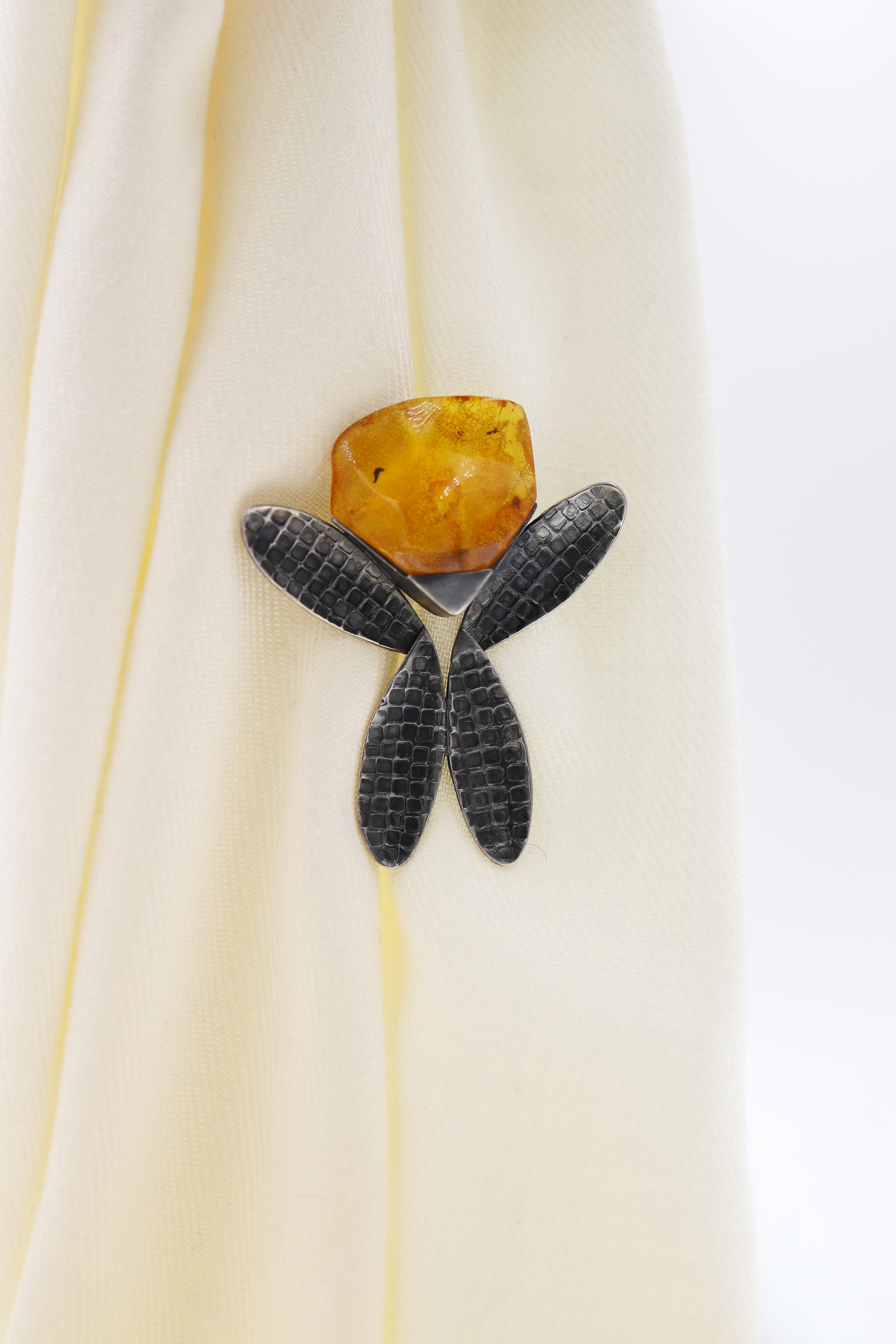 Segė su skaidriu gintaru