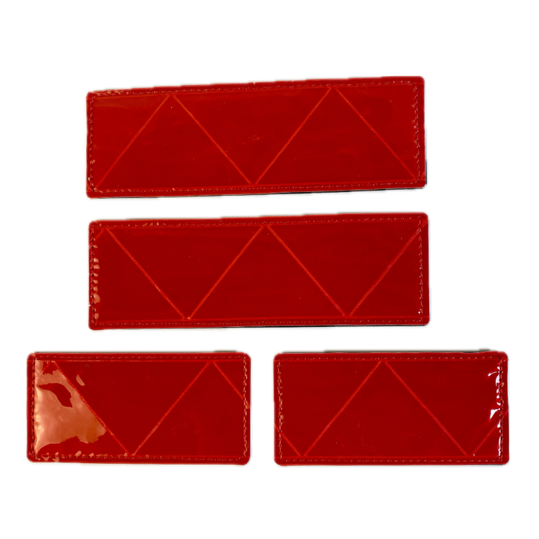 Hook-and-Loop Reflective Stripes (Red)