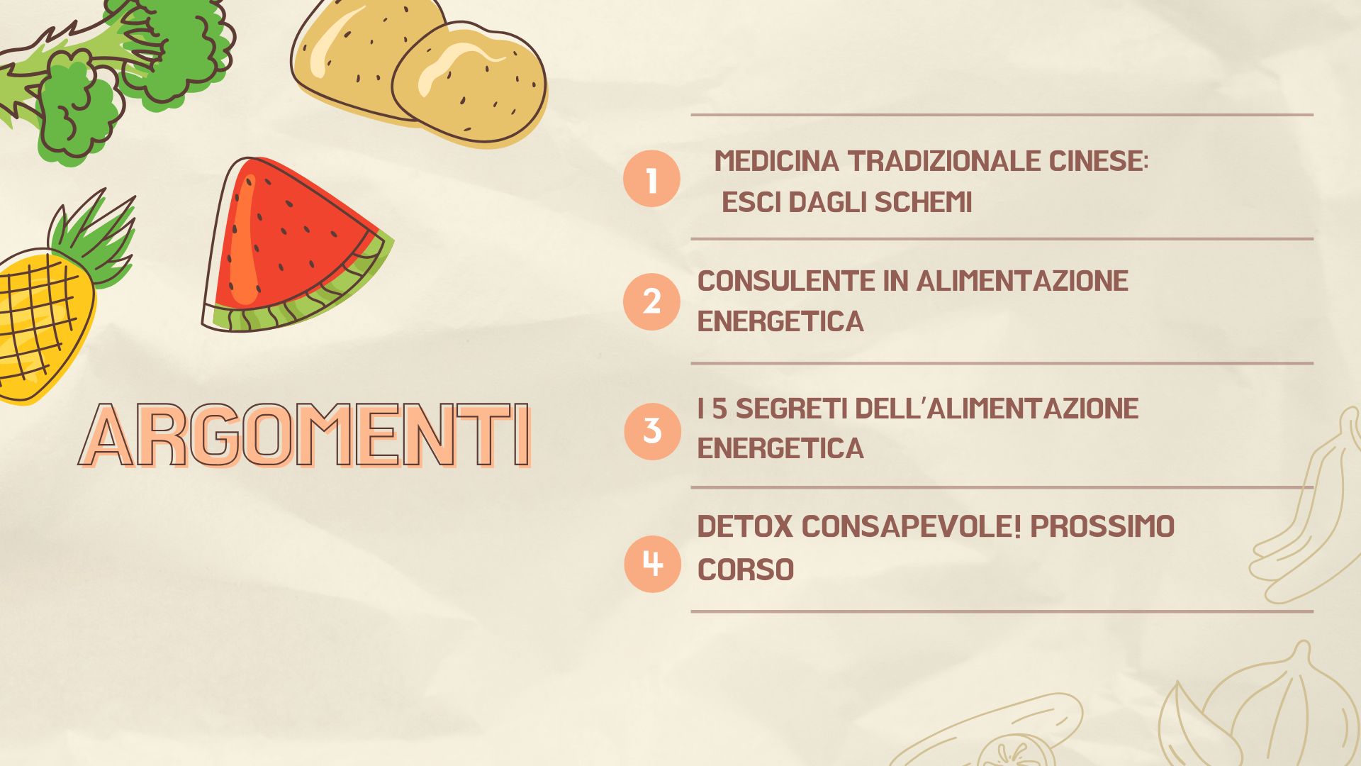 Webinar gratuito I 5 segreti dell'Alimentazione energetica per la MTC