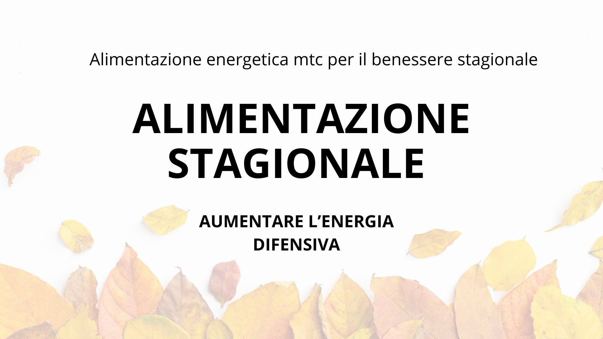 Webinar Autunno e difese