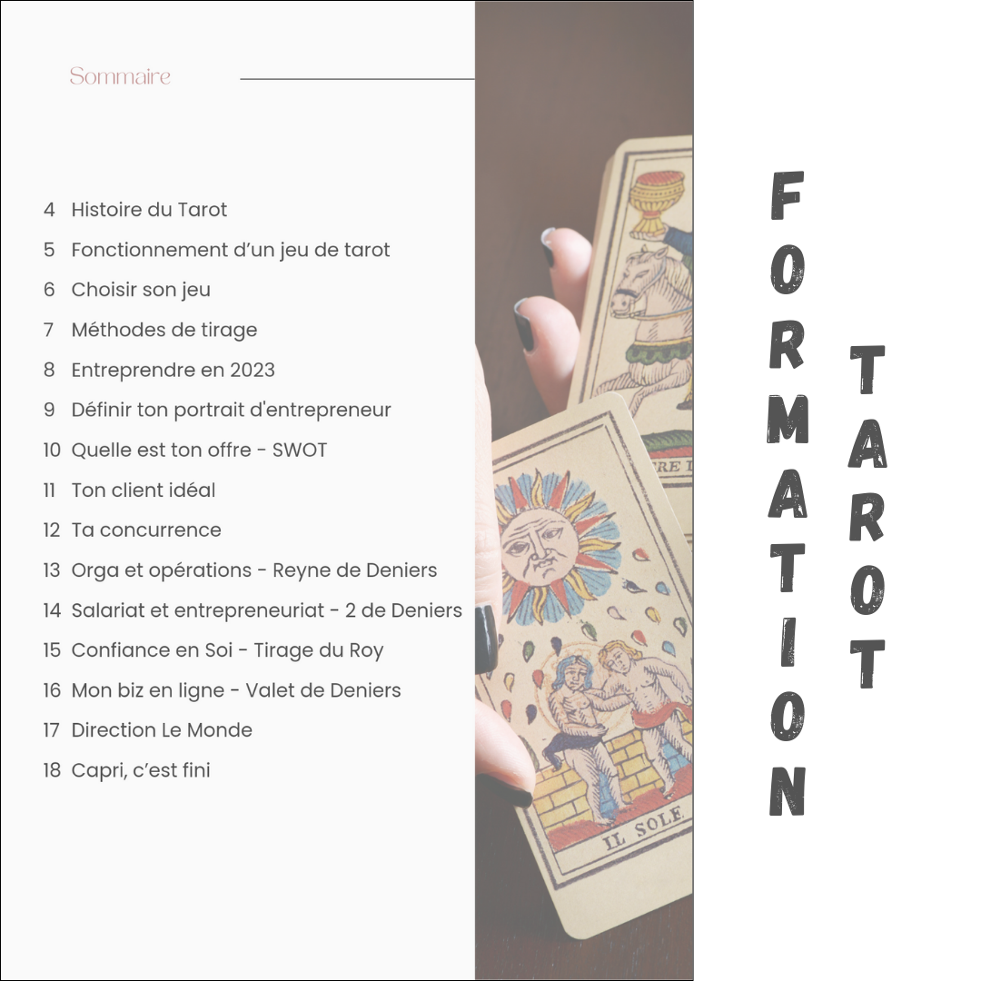 Formation Tarot Buziness