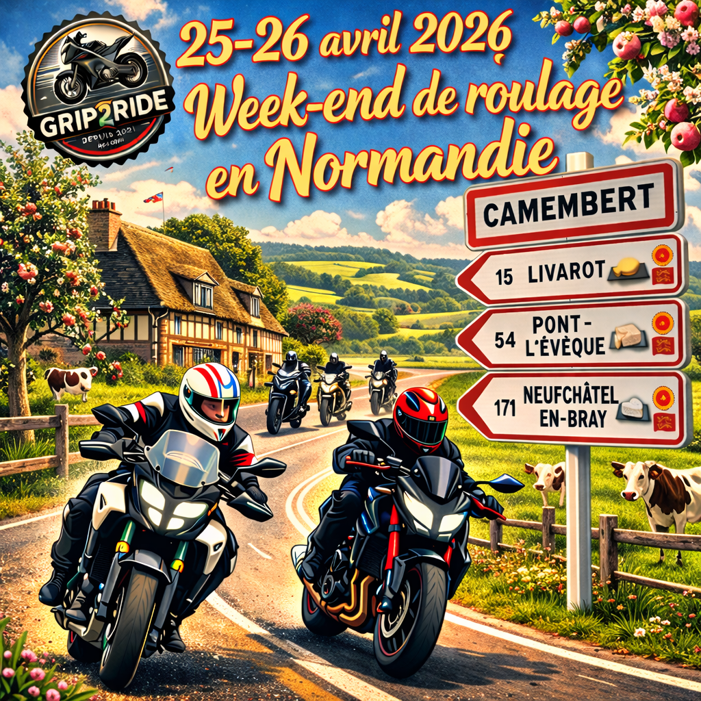 Week-end de roulage en Normandie