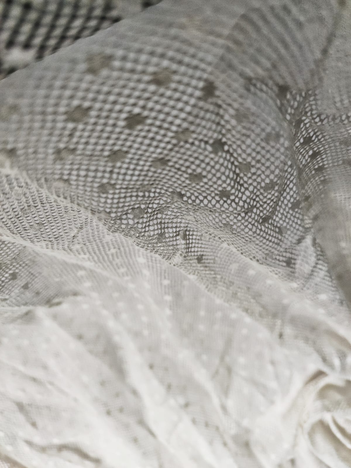 Limited Net Fabric Fancy Embroidery Net soft Fabric for Frocks, Top, Kurtis, Sarees curtains women garment etc.