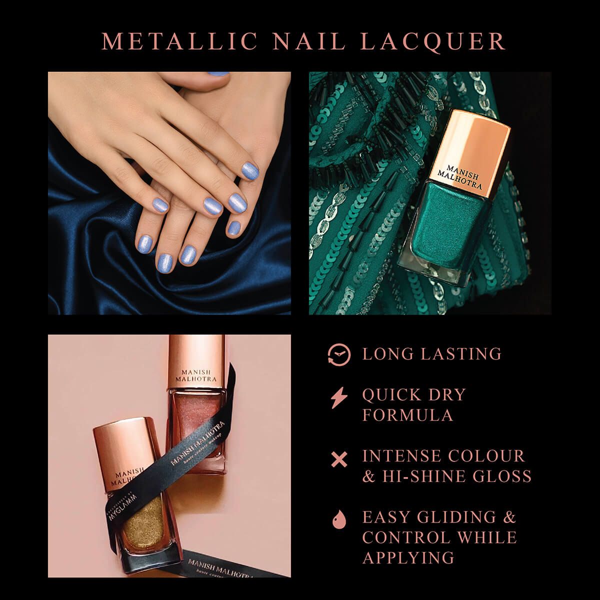 Manish Malhotra Nail Lacquer - Glitterati