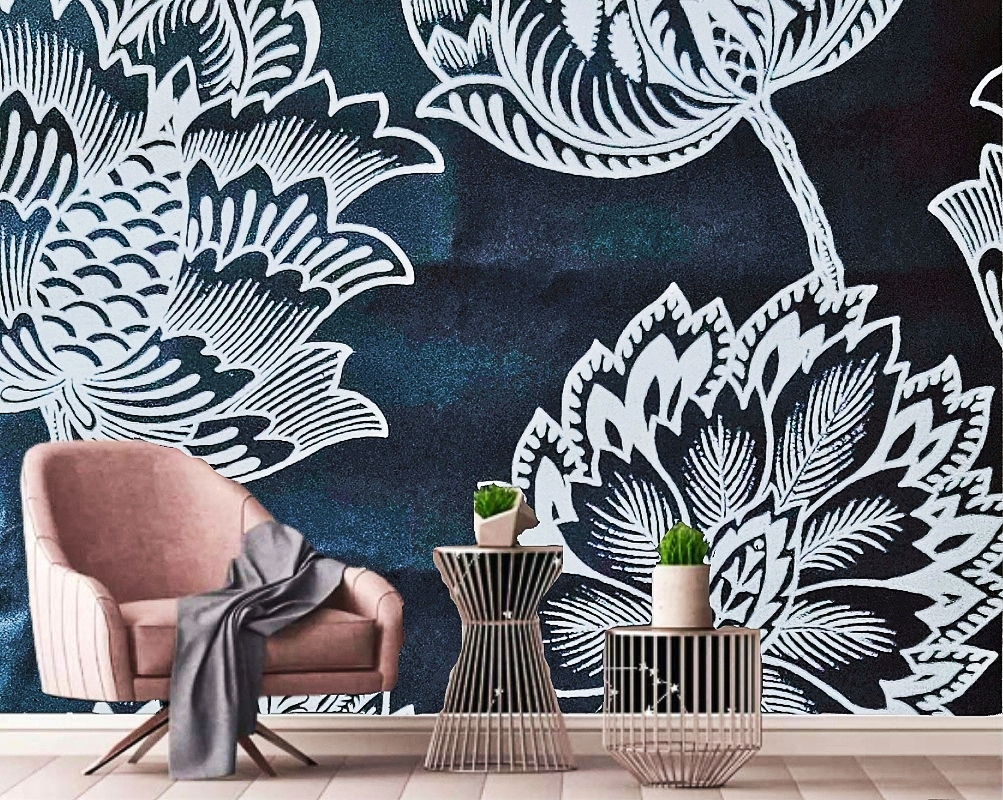 Beautiful Self adhesive PVC wallpaper: the wallpaper that's as easy as 1-2-peel-and-stick