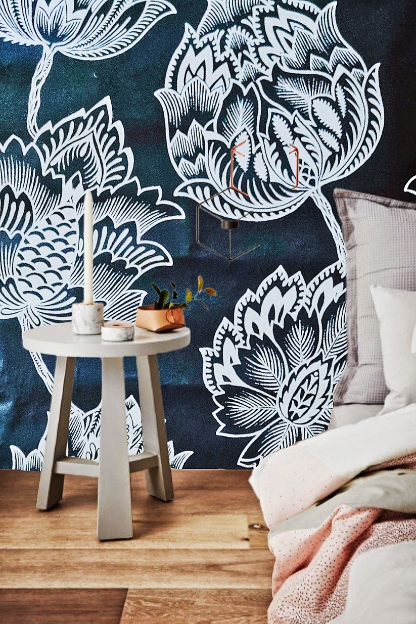 Beautiful Self adhesive PVC wallpaper: the wallpaper that's as easy as 1-2-peel-and-stick