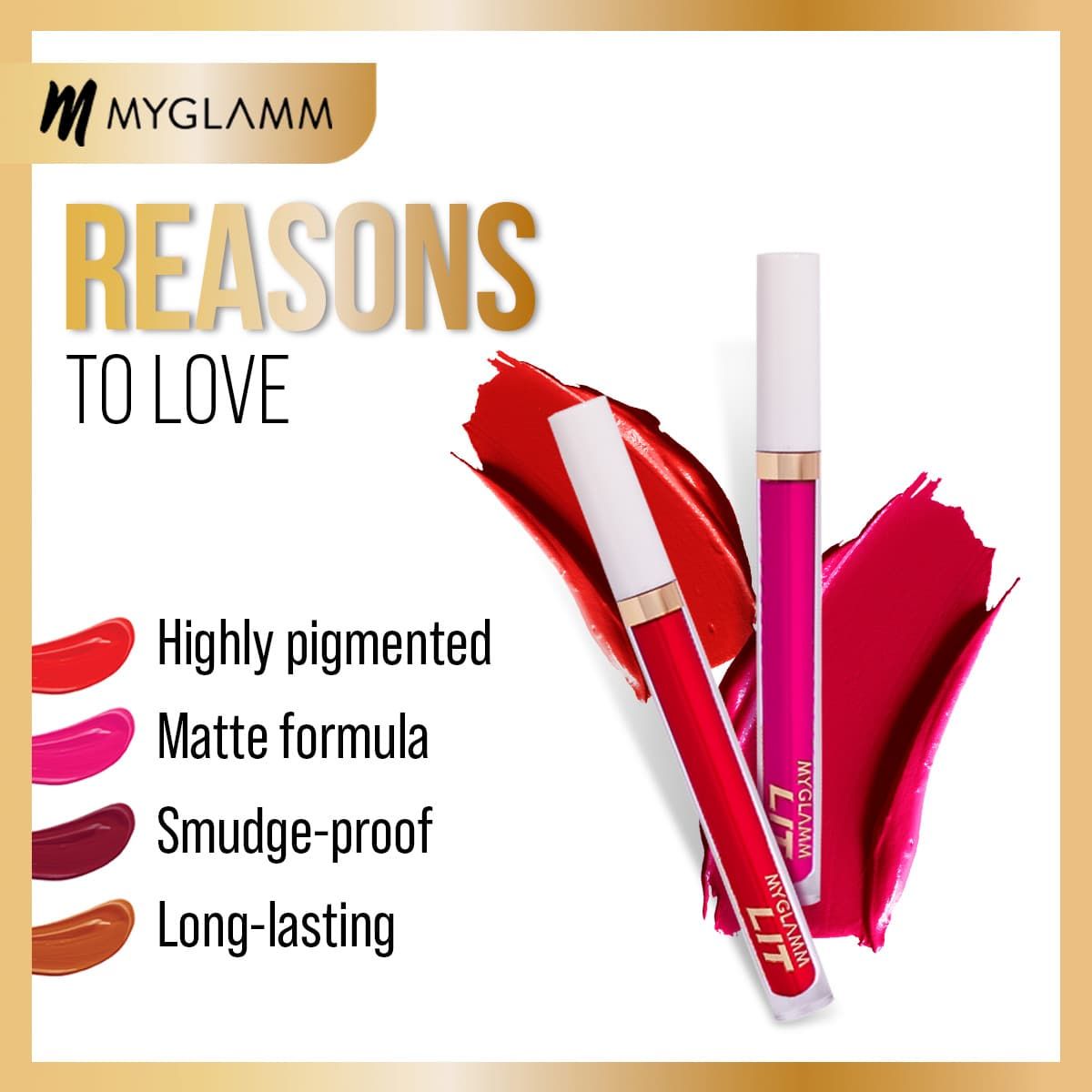 MyGlamm LIT Liquid Matte Lipstick - Slap 