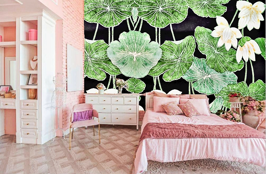 Easy-to-Install PVC Wallpaper: Redefine Your Home Decor wallpaper  Self Adhesive Wallpaper , DIY peel and stick wallpaper (PVC) covering