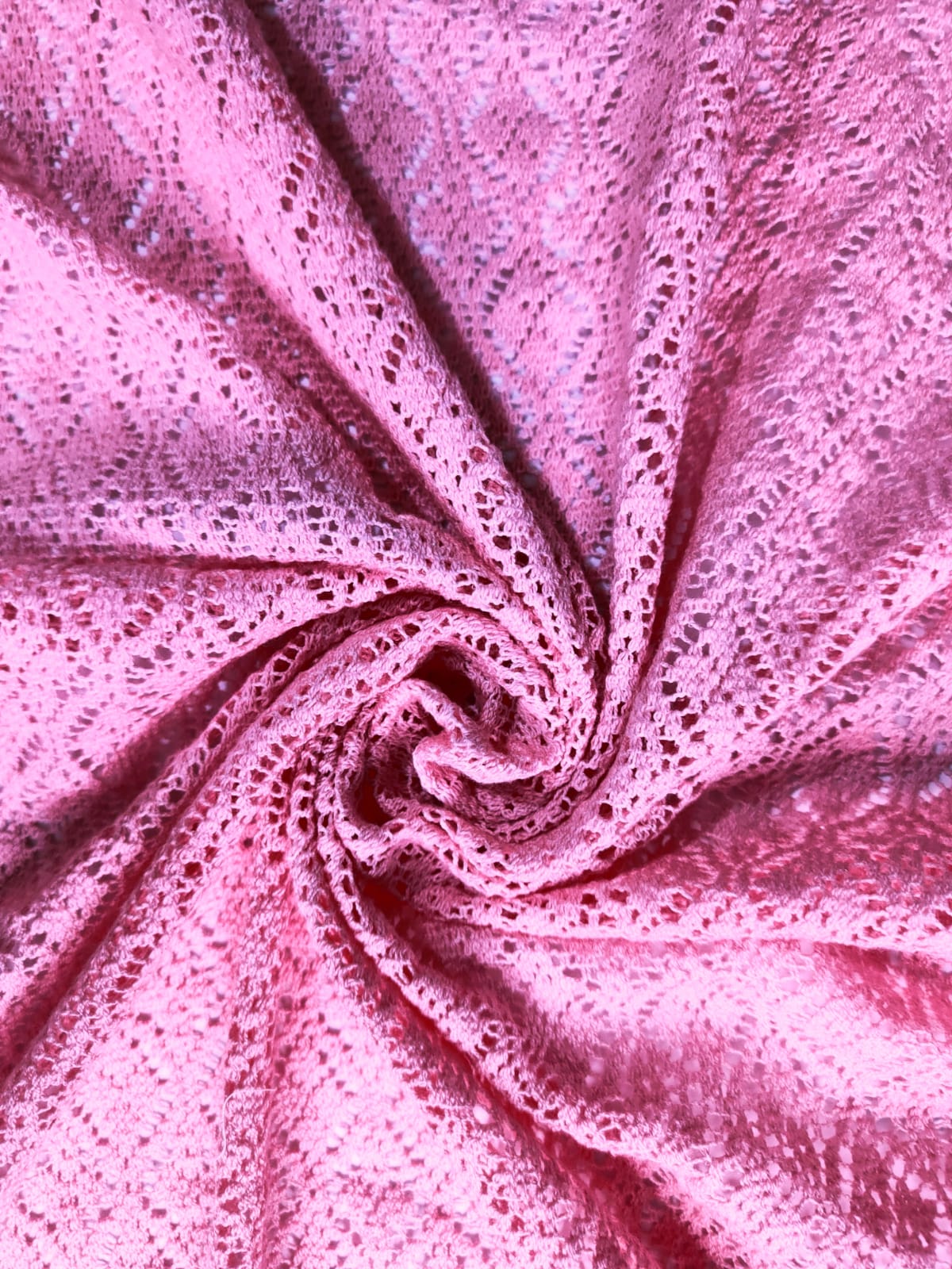Fancy Embroidery Pink Net soft Fabric for Frocks, Top, Kurtis, Sarees , curtains , women etc