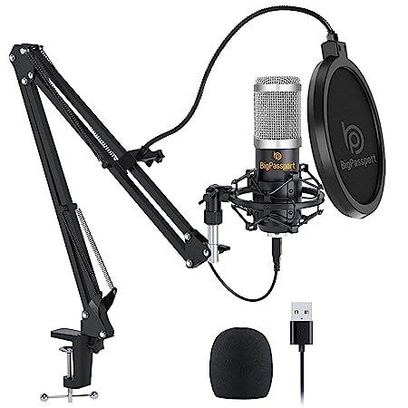 BigPassport Cardioid Microphone with Boom Arm (Pro-Sound_M800B)