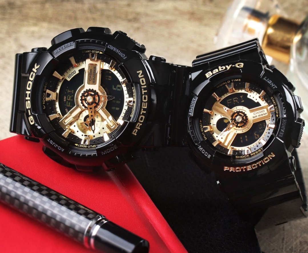 G-Shock GA-110GB-1ADR Analog-Digital Watch for Men.