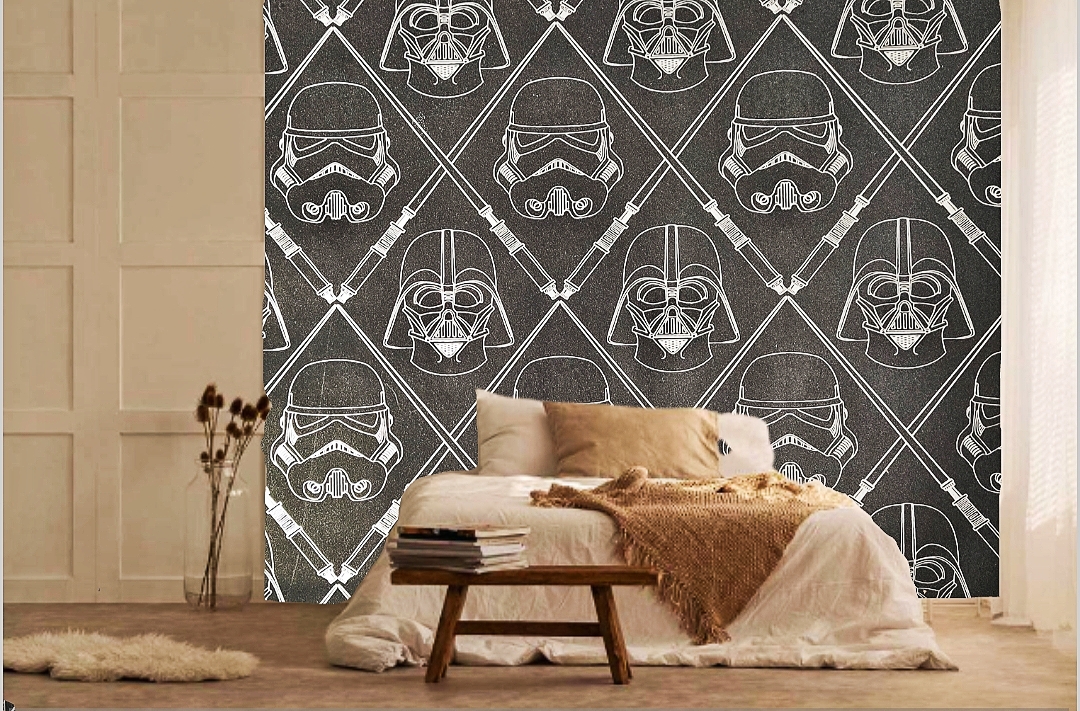 THE LOIUSE 3D Silver Reflection lines design wallpaper 53 x 500cm full roll - Self Adhesive Wallpaper , DIY peel and stick wallpaper (PVC) covering roll