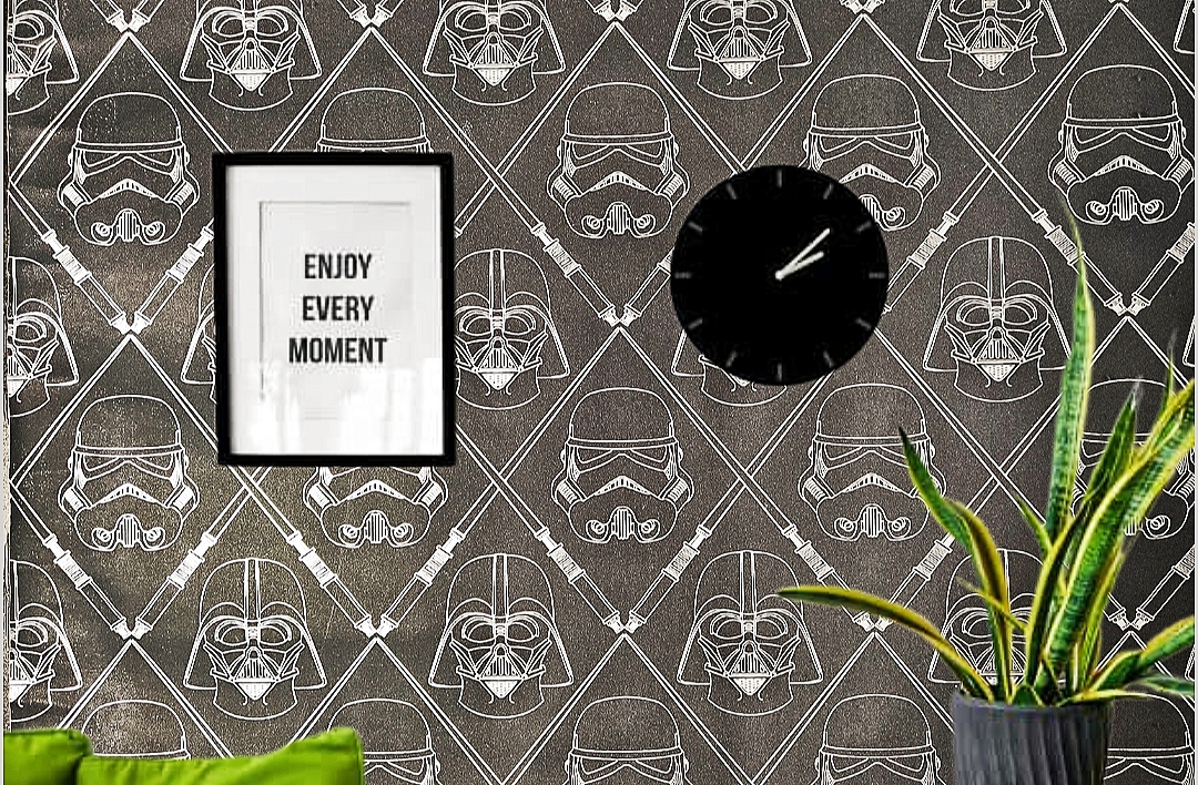 THE LOIUSE 3D Silver Reflection lines design wallpaper 53 x 500cm full roll - Self Adhesive Wallpaper , DIY peel and stick wallpaper (PVC) covering roll