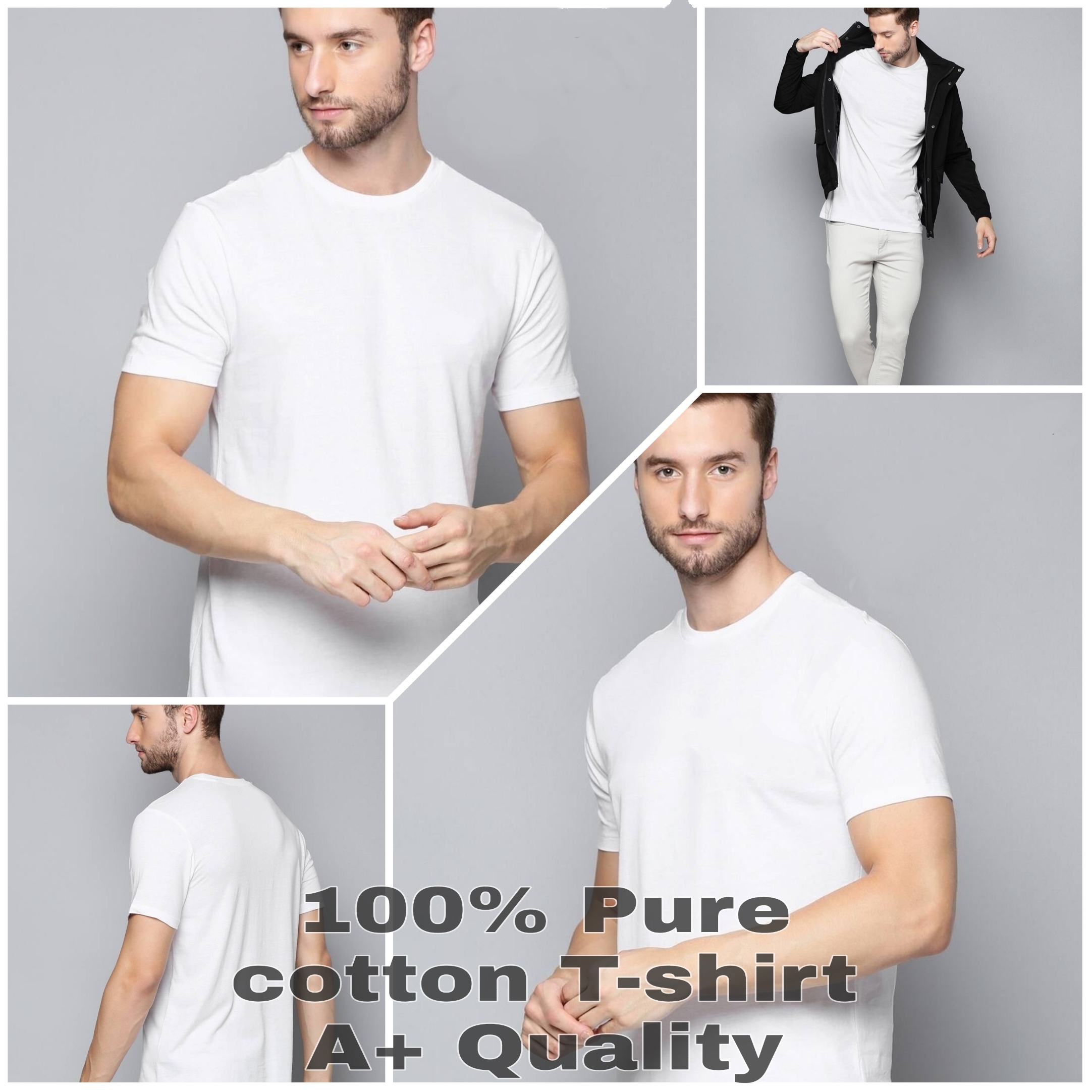 The soft, round neckline is as comfortable as it gets. Easy to wear and take off, this T-shirt for men is a stylish piece for layering