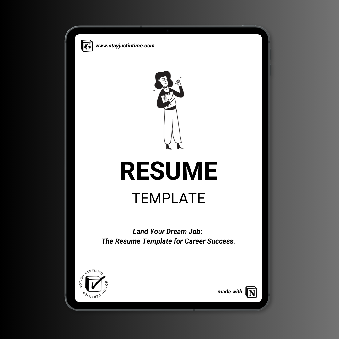 Digital Resume Template