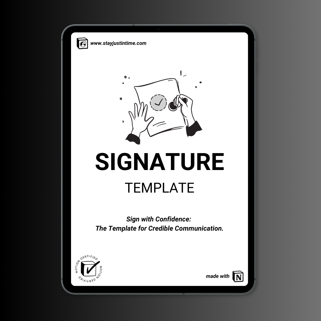 Digital Signature Template