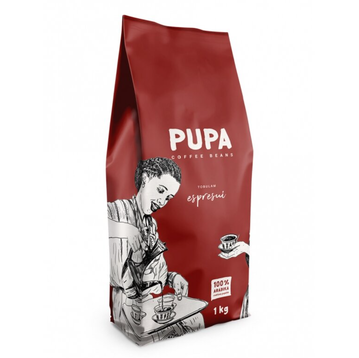 PUPA tobulam espresui, 1 kg pupelės