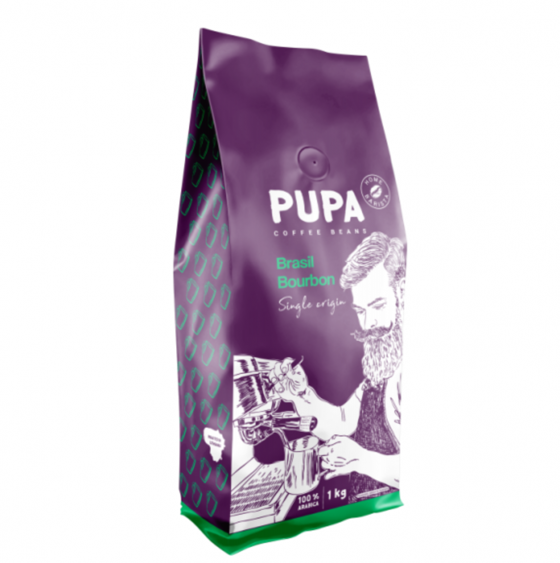 PUPA Brasil Yellow Bourbon, 1 kg pupelės
