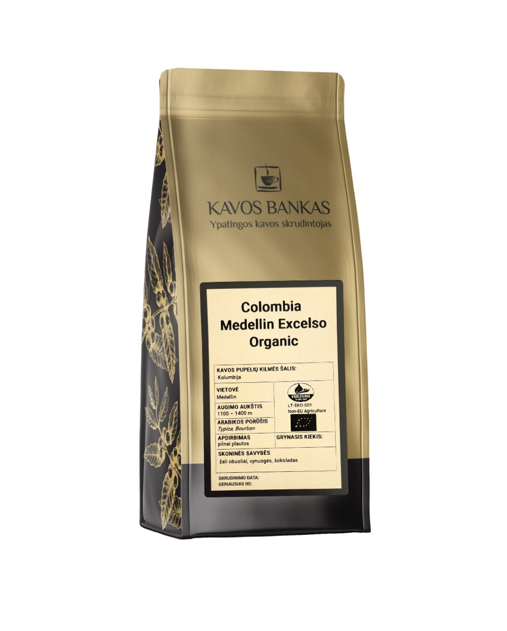 Colombia Medellin Excelso Organic LT-EKO-001