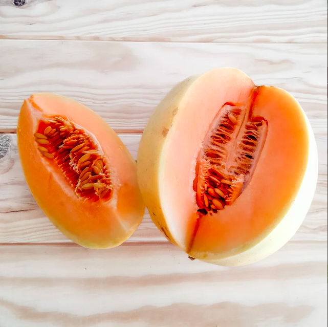 'HONEYDEW À CHAIR ORANGE' alias 'ORANGE FLESH HONEYDEW'  et 'ORANGEDEW'