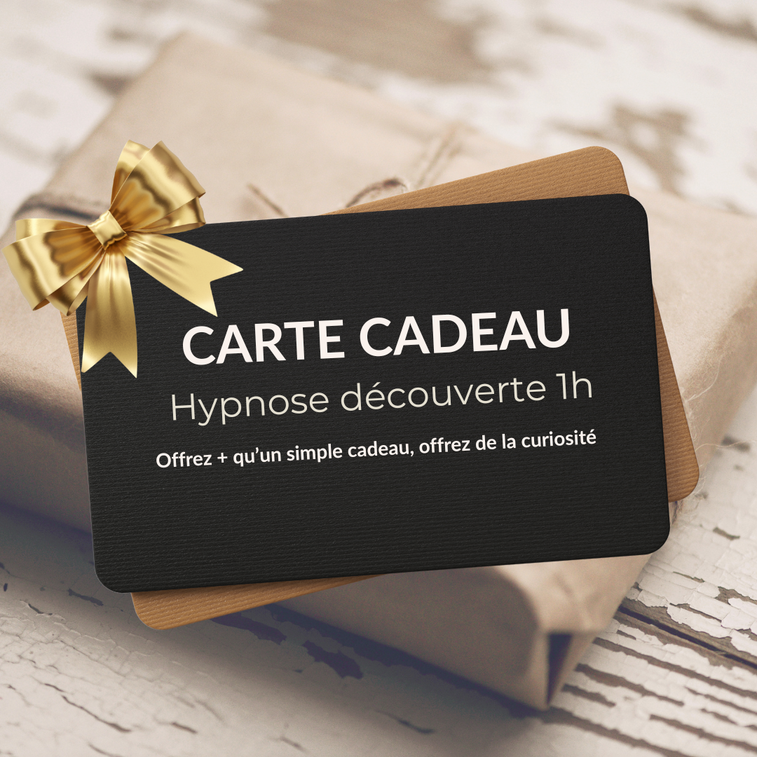 Carte cadeau "Hypnose découverte" - 1h d'exploration