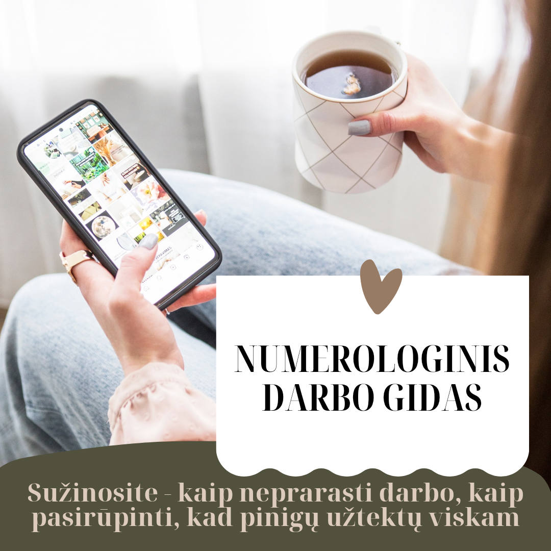 NUMEROLOGINIS DARBO/FINANSŲ GIDAS