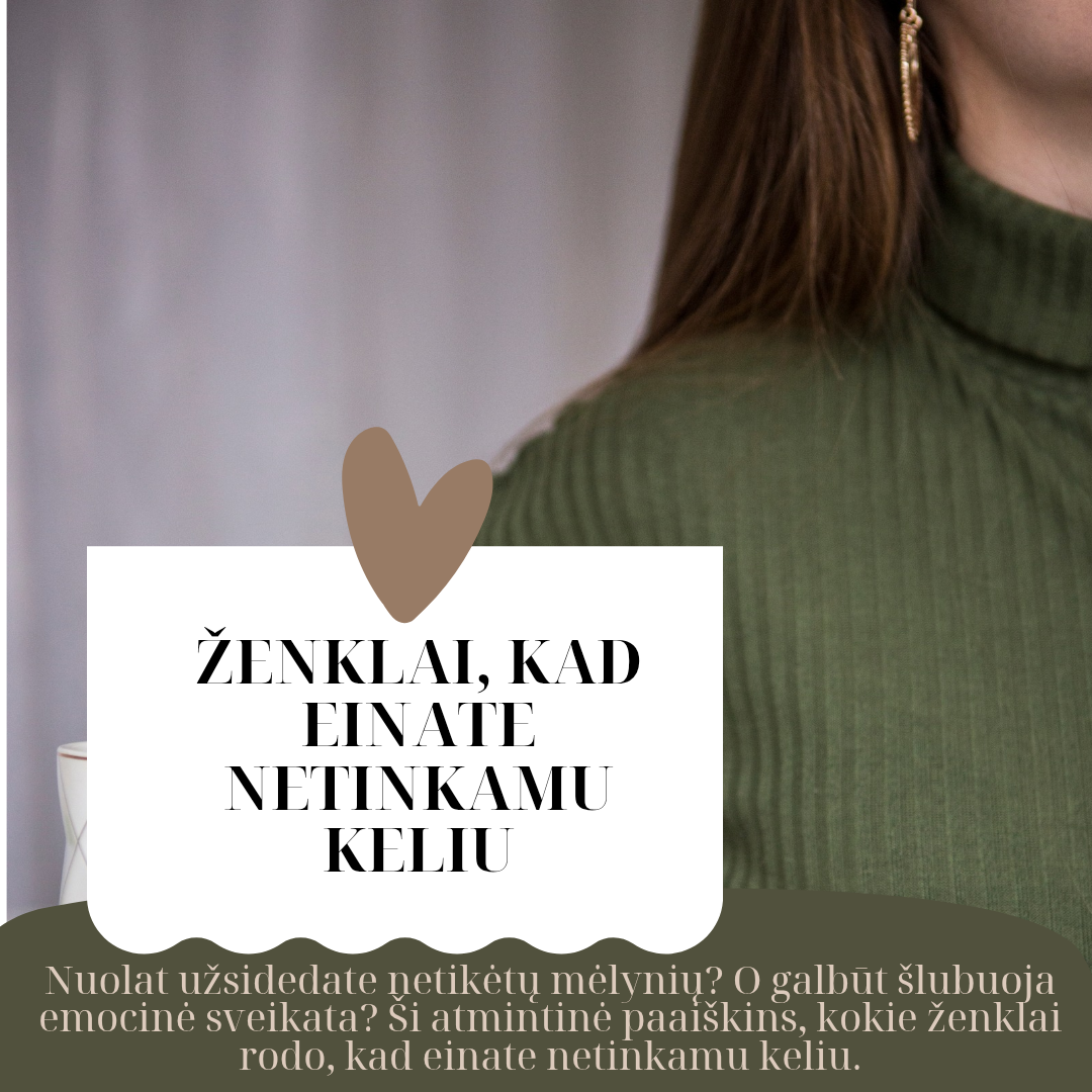 Ženklai, kad einate netinkamu keliu, pagal numerologiją