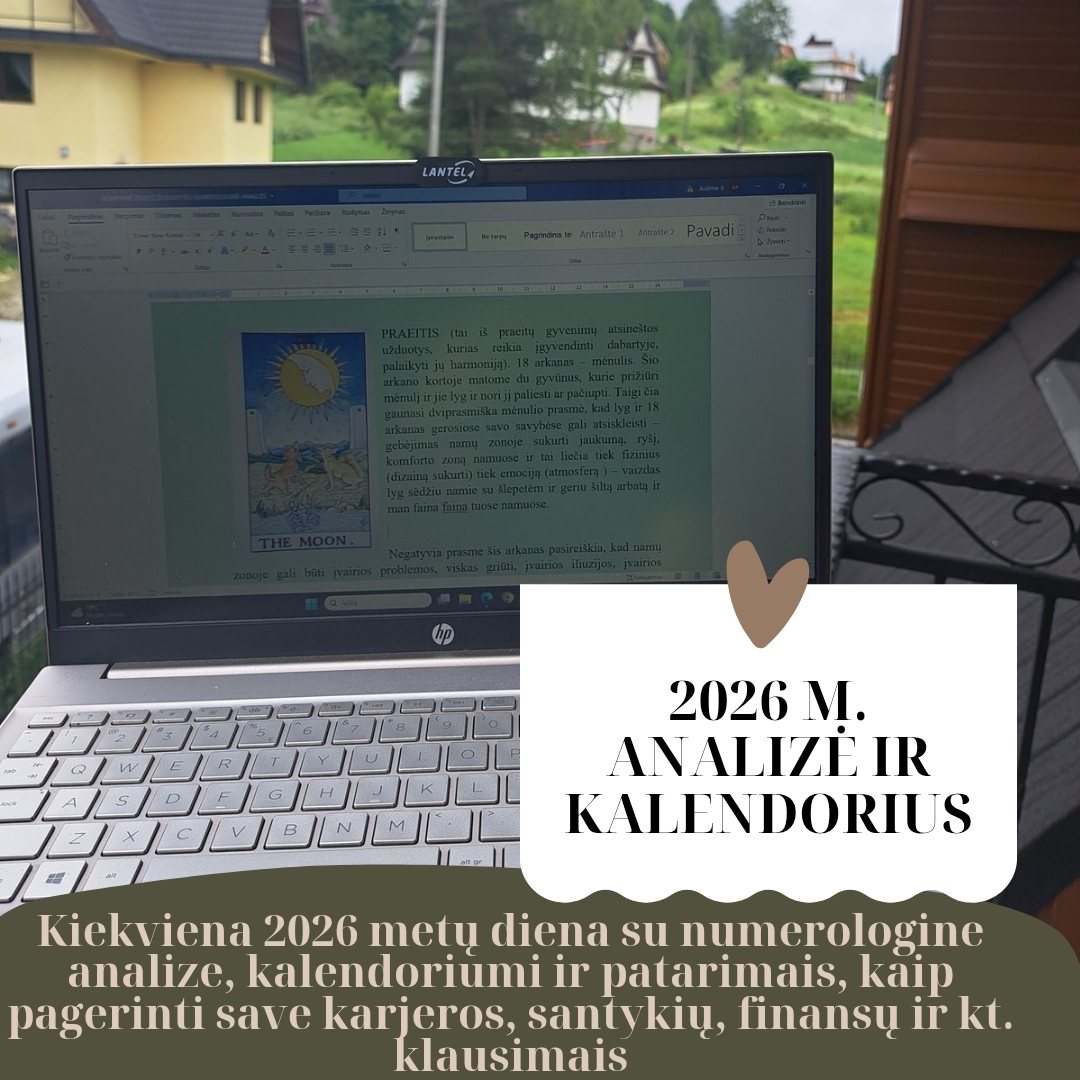 2026 m. PILNA ANALIZĖ IR KALENDORIUS + DOVANA