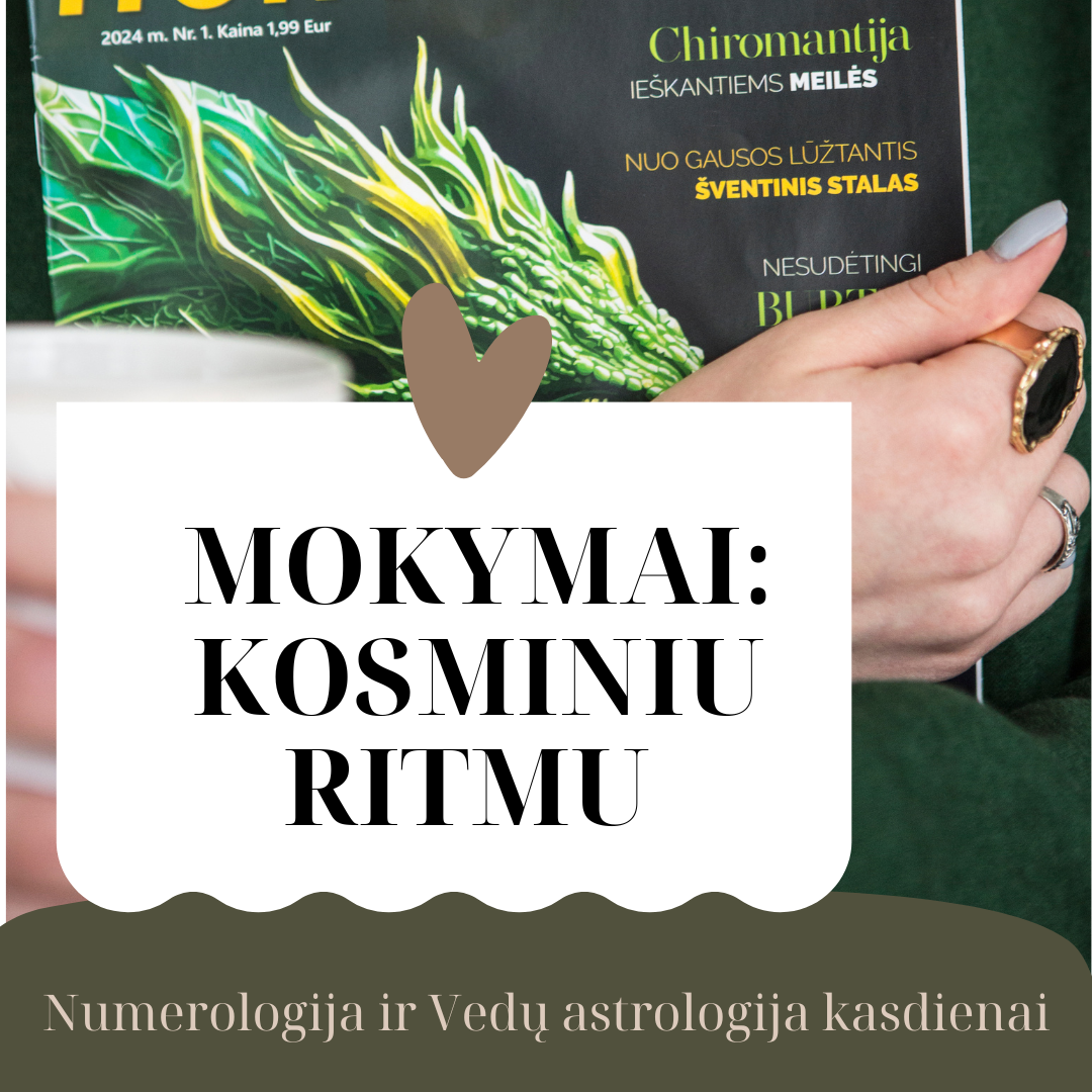 MOKYMAI: KOSMINIU RITMU