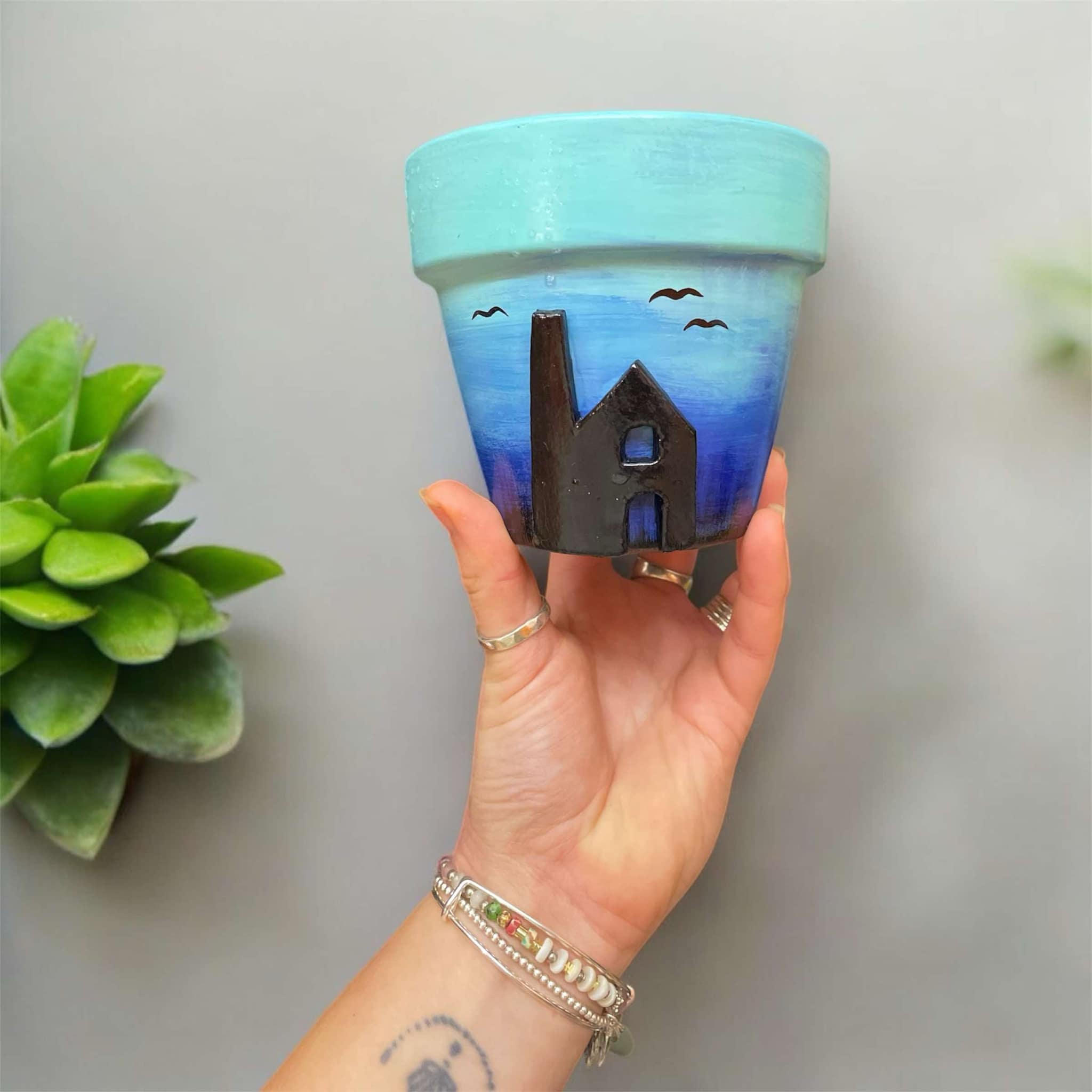 IMPERFECT Tin Mine Plant Pot - Small