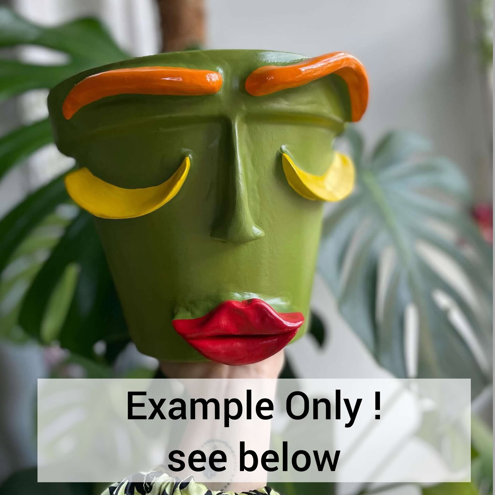 Happy Face Plant Pot - SMALL