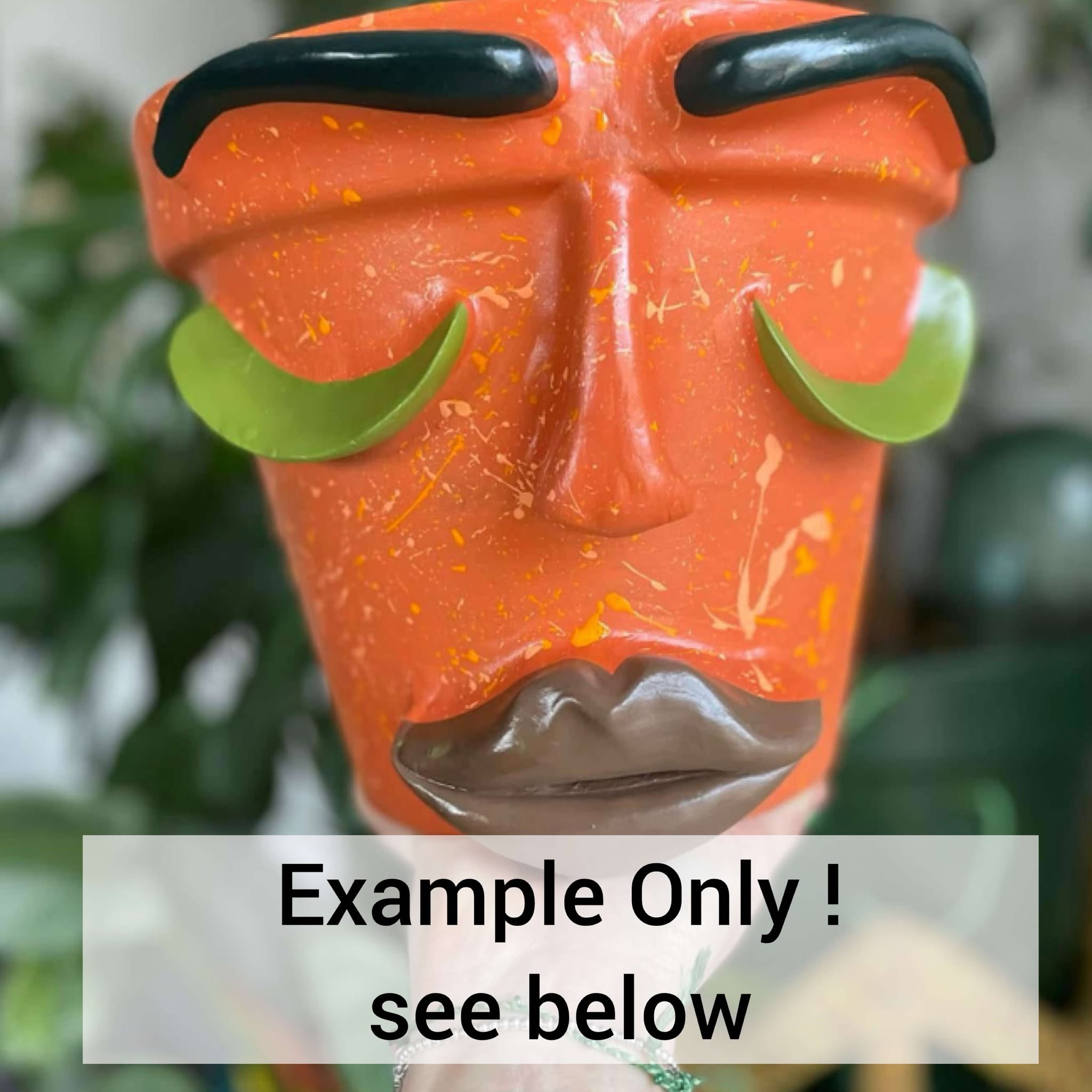 Splat Face Plant Pot - LARGE